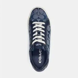 New Coach Men\'s Shoes Size 8 Midnight Navy Clip Low Top Sneaker Signature Coach | Shoes | New Coach Mens Shoes Size 8 Midnight Navy  main image 3